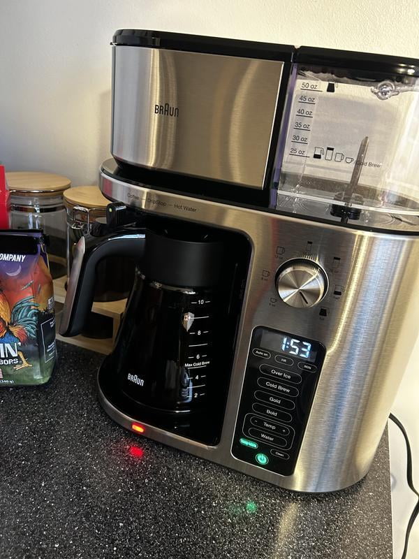 Free Shipping! Braun MultiServe Plus 10- Cup Pod Free Drip Coffee Maker,  Stainless Steel, KF9370SI - Walmart.com - Walmart.com