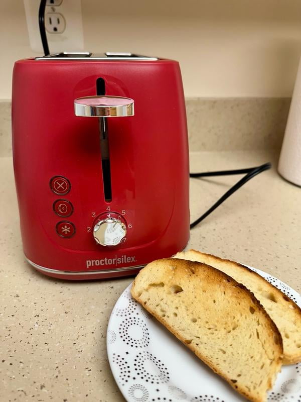 Proctor Silex 2-Slice Toaster, Wide Slots, 3 Preset Functions