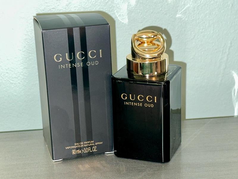 Gucci Intense Oud EDP Spray for Men, 3 oz, Luxurious Oud Wood