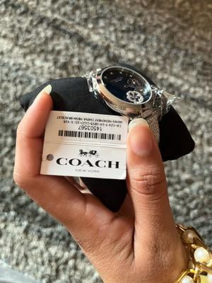 Coach Women's Quartz Watch 14503567 with Stainless Steel Mesh