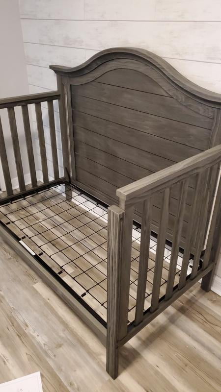 ti amo catania dresser farmhouse grey Delta Asher Convertible Crib with Toddler Rail and Double Dresser with –  Kid's Stuff Superstore main image 0