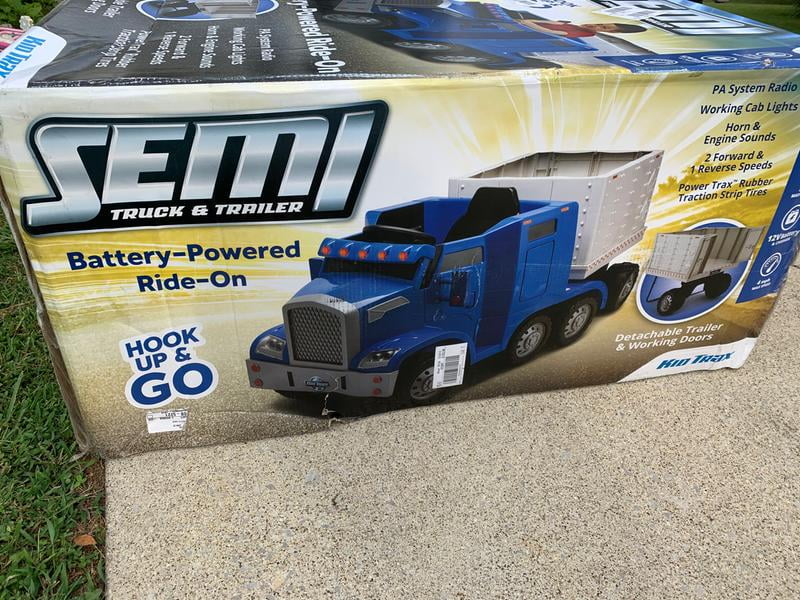 ride in toy truck
