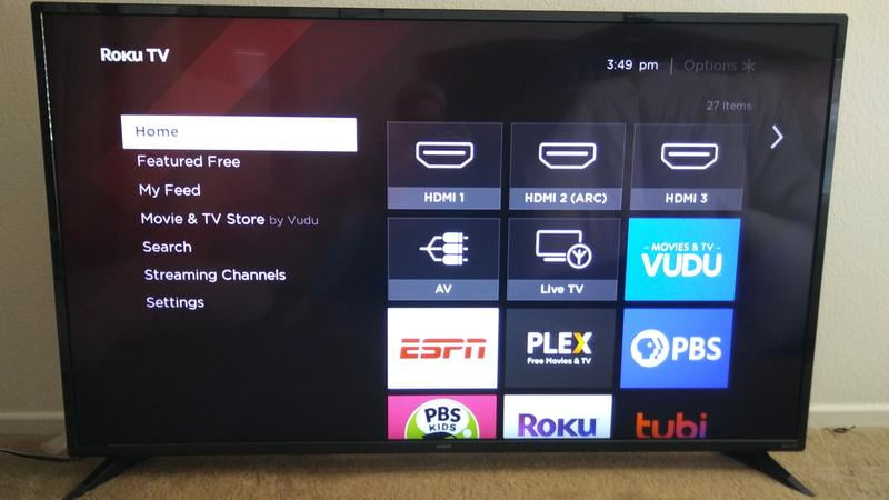 Sanyo 55 Class 4k Ultra Hd 2160p Hdr Roku Smart Tv Fw55r70f Walmart Com Walmart Com