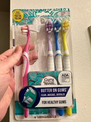 GURU NANDA Butter On Gums Toothbrush Extra Soft Bristles ADA