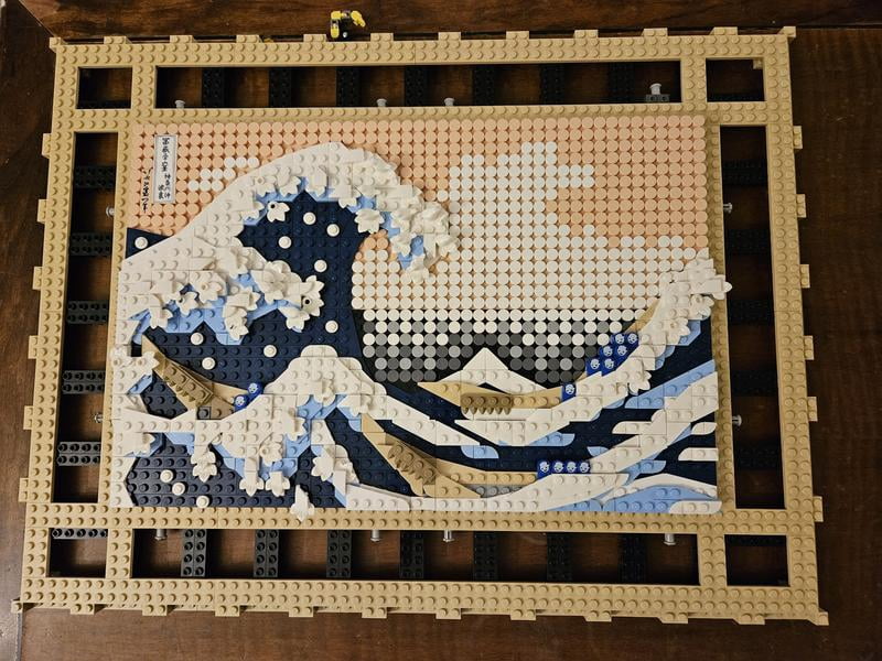 LEGO, Art The Great Wave Hokusai, Multicolor, 1810 Pieces