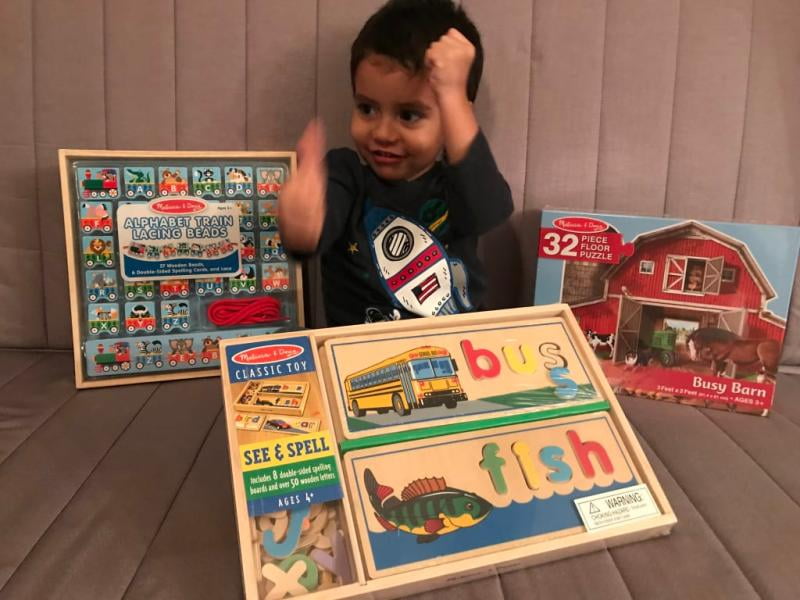 melissa & doug see & spell skill builder