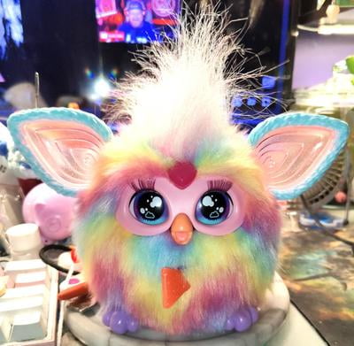 Furby Tie Dye Plush Toy, Voice Activated, 15 Fashion Accessories