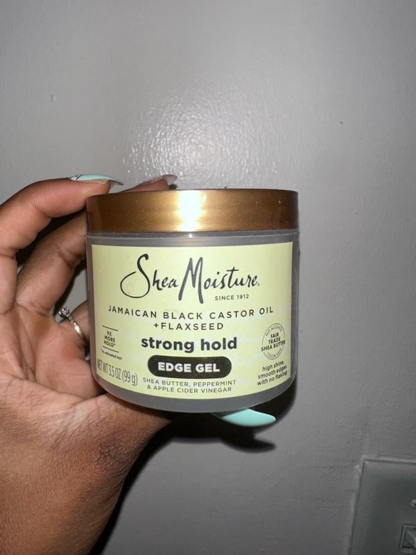 SheaMoisture Edge Control Strong Hold Gel + Flaxseed 3.5 oz
