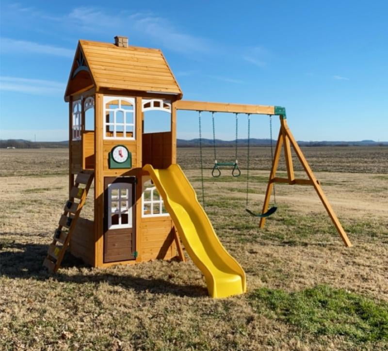 Cedar summit mckinley wooden playset sale