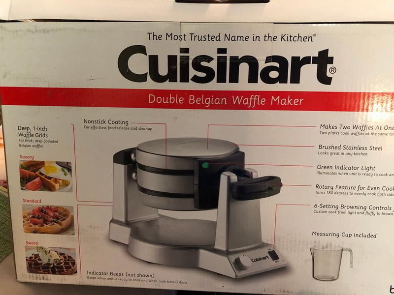 cuisinart double waffle maker instructions
