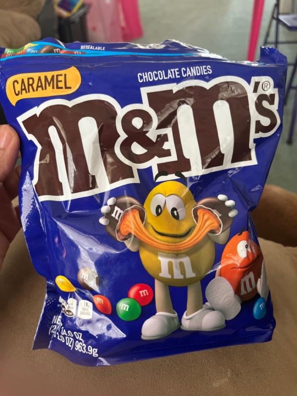 M&M's Soft & Chewy Caramel Milk Chocolate Candy, Family Sharing