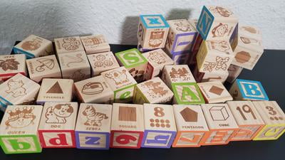 letter blocks walmart