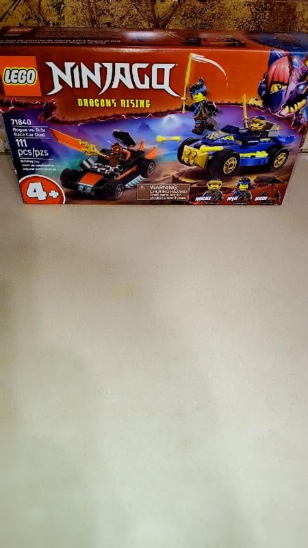 LEGO NINJAGO Rogue vs. Drix Race Car Duel Building Toy for