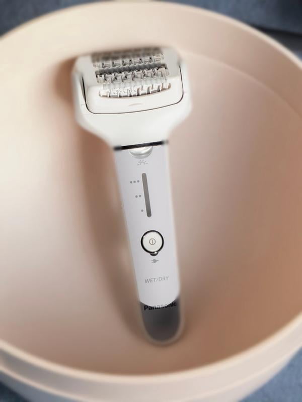 Panasonic Epilator with Gentle Cap, Electric Hair Remover for Home