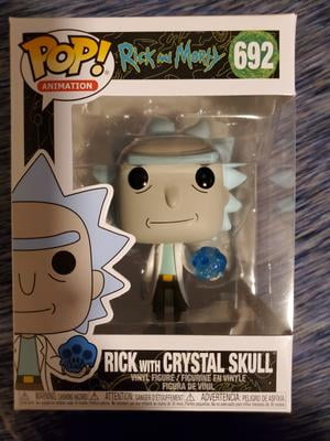 funko pop rick with crystal skull