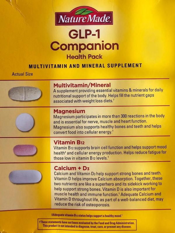 nature made glp 1 reviews GLP-1 Companion Health Pack, Nutritional Support, 30 Count Nature Made GLP-1 Companion Health