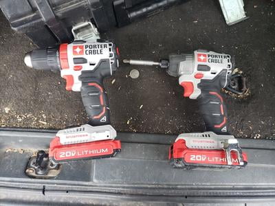Free Shipping PORTER CABLE 20 Volt Max 2 Tool Brushless Combo Kit PCCK619L2 Walmart