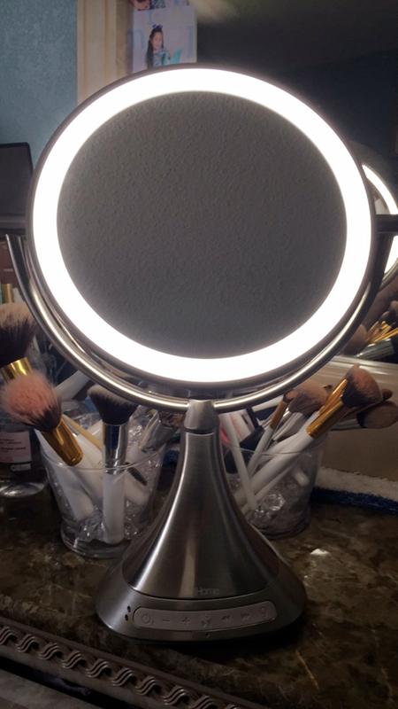 ihome vanity mirror speaker walmart