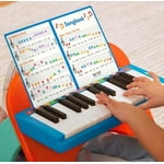 Battat Mini Musician's Piano with Color-Coded Keys and Music, Toddler ...