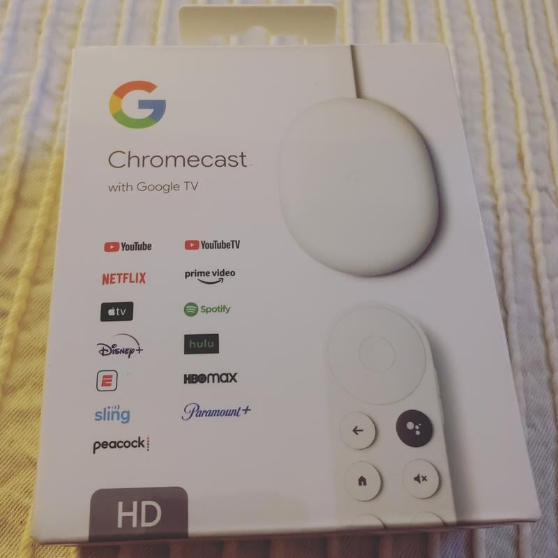 Google Chromecast HD Streaming Device with Google TV