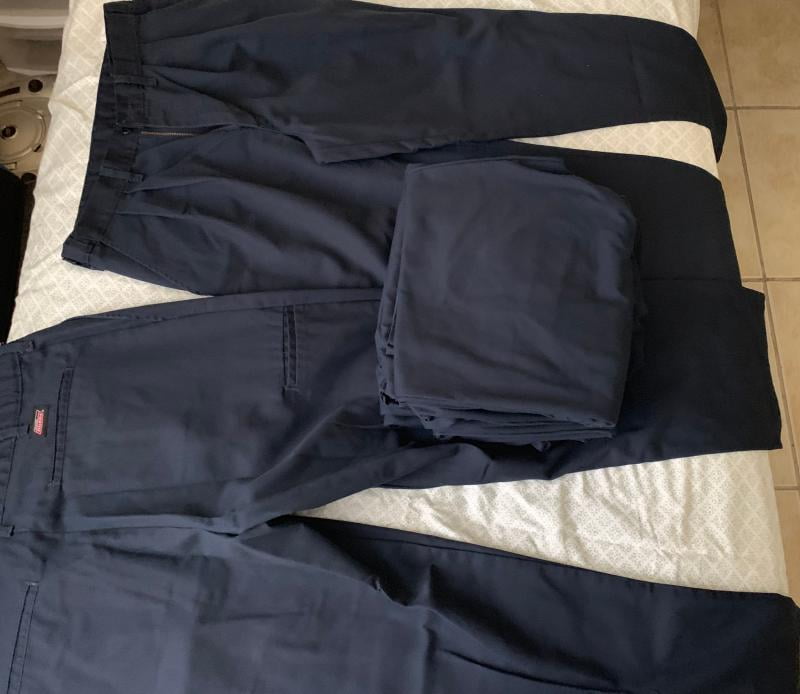genuine dickies pleated front comfort waist pants