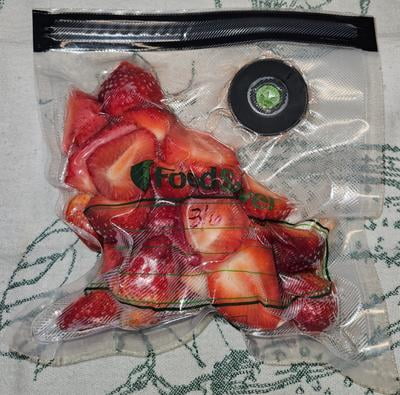 Foodsaver Reusable Quart Vacuum Zipper Bags, Handheld Sealer, for