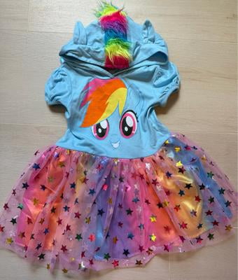 My Little Pony Sunny Starscout Cosplay Tulle Dress, Sparkle Unicorn Tutu,  Rainbow Dash, 10-12, Orange - Walmart.com