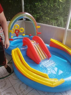 intex rainbow play center