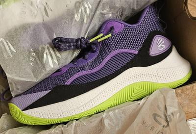 Under Armour Curry 3Z7 Men's Basketball Shoes Color: Purple Black