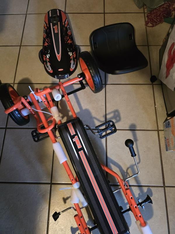 hauck Speedster Pedal Go Kart for Kids 4-8, Adjustable Seat, Steel