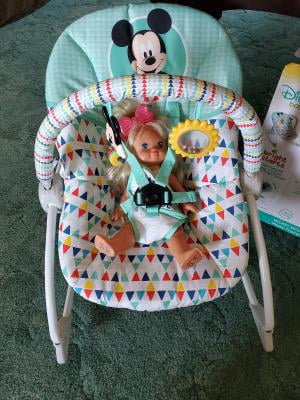 mickey mouse happy triangles infant to toddler rocker