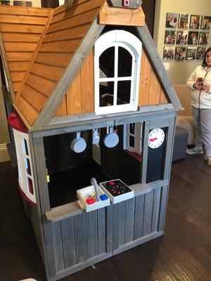 Cedar Summit Greystone Cottage Playhouse Walmart Com
