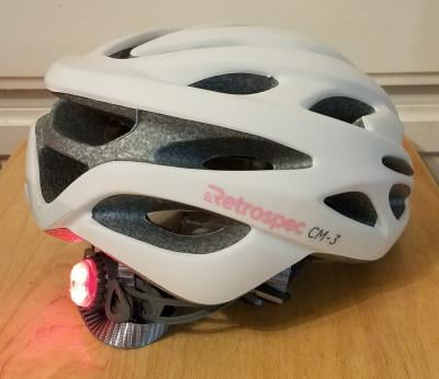Retrospec CM-3 Bike Helmet with LED 