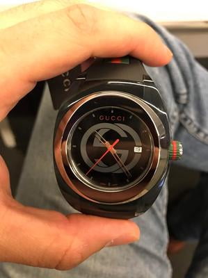 Gucci Unisex Sync Rubber Strap Sport 