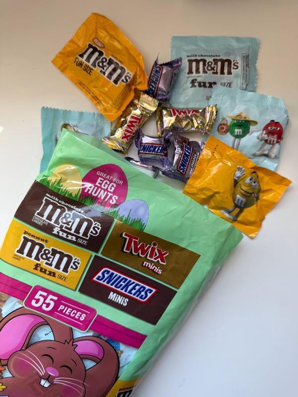 M&M's, Snickers & Twix Milk Chocolate Easter Candy Variety Pack