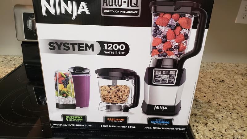 Ninja Kitchen System 1200 with Auto IQ Boost and 7-Speed Blender (BL493)