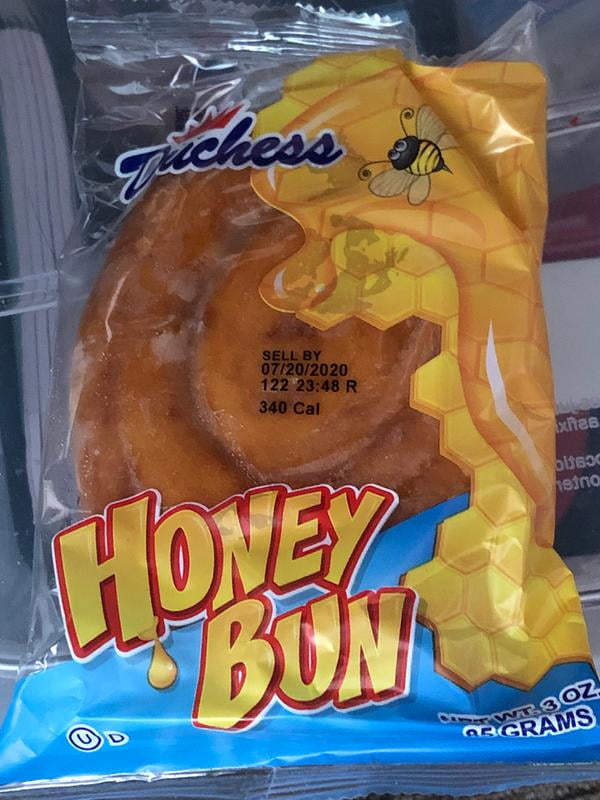 Jumbo honey bun calories