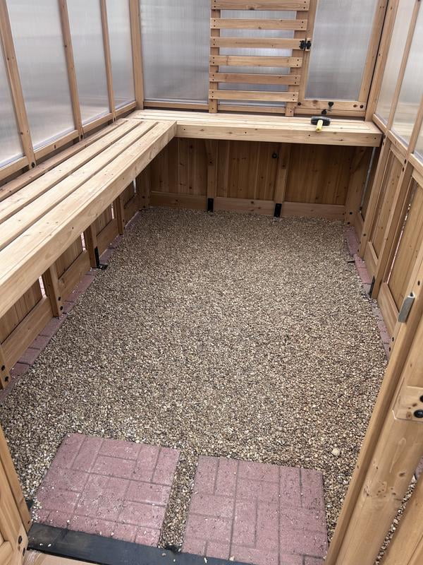 Backyard Discovery 11'x7' Traditional Cedar Greenhouse - DIY