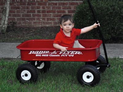 Radio Flyer, Big Red Classic ATW Metal Wagon, All-Terrain Radio Flyer, Big Red Classic ATW Metal Wagon, All-Terrain