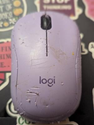 Logitech Silent Wireless Mouse, Purple, Walmart Exclusive
