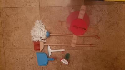 walmart melissa and doug dust sweep mop