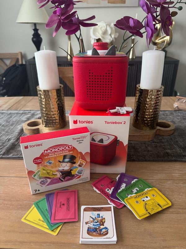 tonies Tonieplay Monopoly Real Estate Rush Game, Age Group 7+