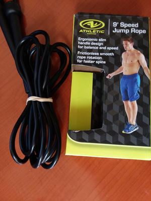 Jump Rope Athletic Works 9 Speed Exercise Gym Equipment Ergonomic Slim Handl for sale online 