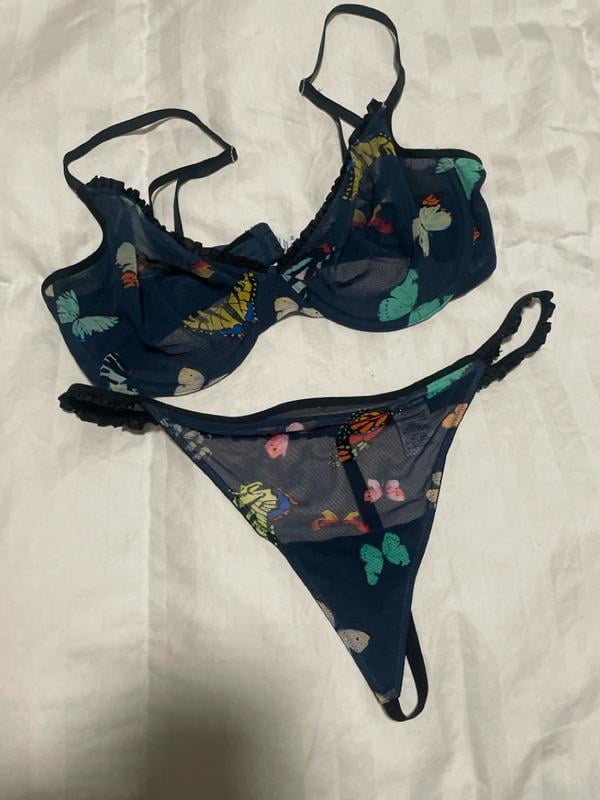 Parade Mesh Underwire Bra Set, Sizes XS to 3XL, Nylon Spandex