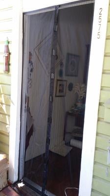 Magnetic Screen Door With Heavy Duty Magnets And Mesh