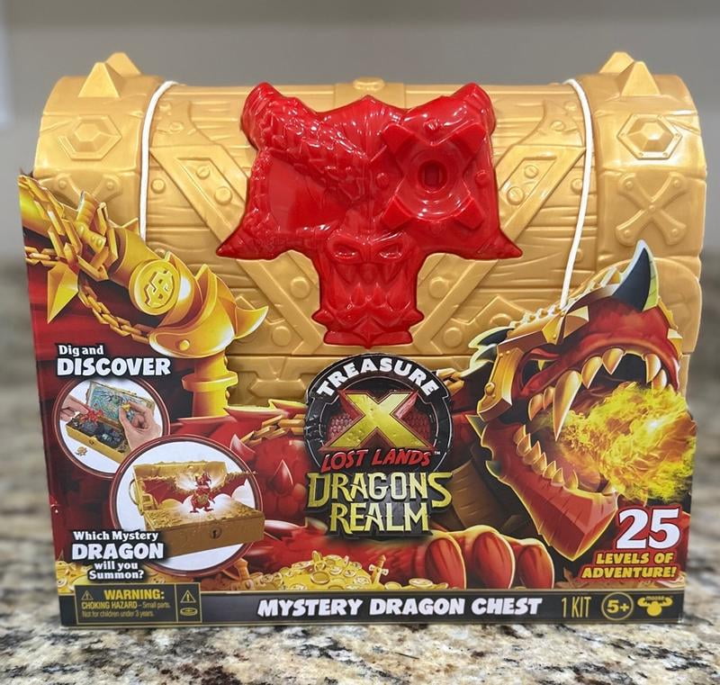 Moose Toys Treasure X Dragons Realm Mystery Dragon Chest, 25