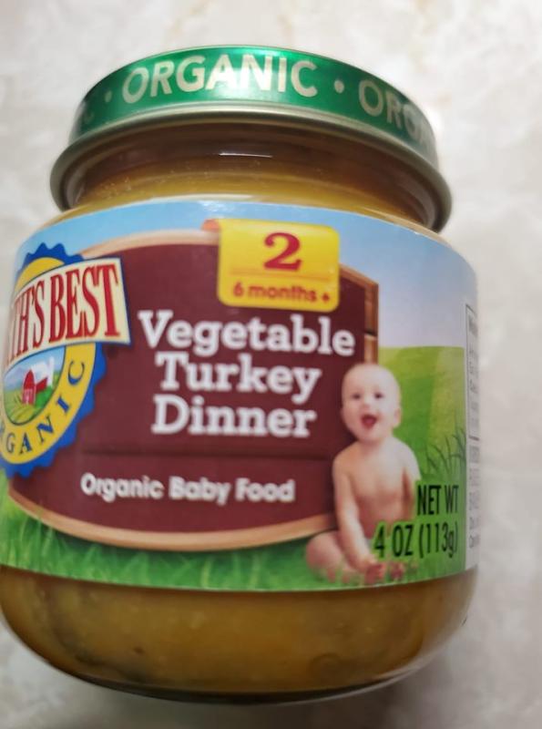 earth's best turkey baby food