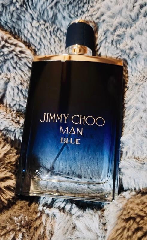 Jimmy Choo Man Blue Eau De Toilette Spray, Woody Aromatic