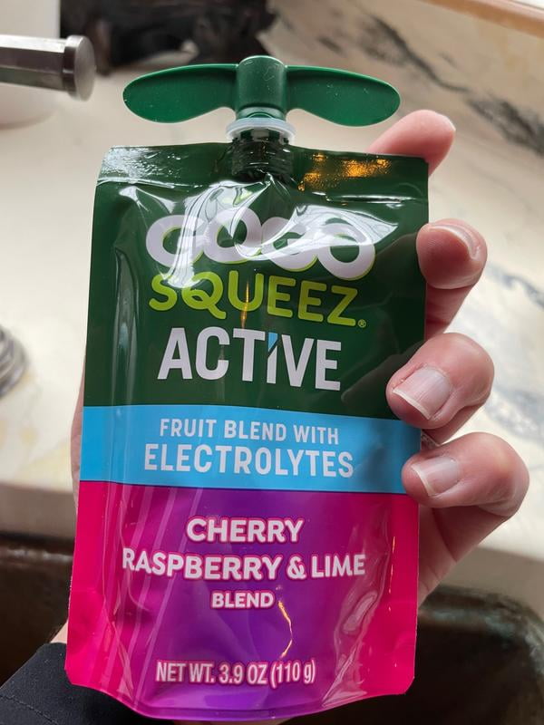GoGo squeeZ Active Fruit Blend w/ Electrolytes, Strawberry Flavor