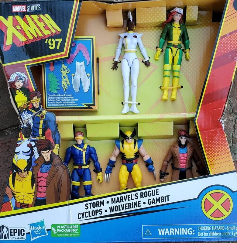 Marvel X-Men 97 Storm, Rogue, Cyclops, Wolverine & Gambit